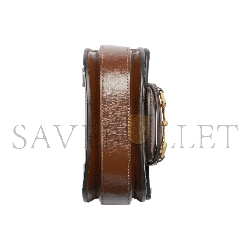 GUCCI HORSEBIT 1955 HALF CIRCLE WAIST BAG 760198 (16*13*6.5cm)